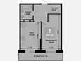 1-комнатная квартира, 45.14 м², 6/15 этаж фото 0