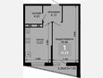 1-комнатная квартира, 40.20 м², 16/19 этаж фото 0