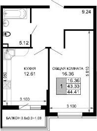1-комн. квартира фото 0