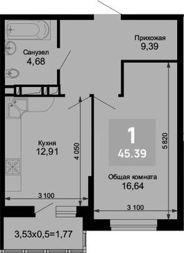 1-комн. квартира фото 0
