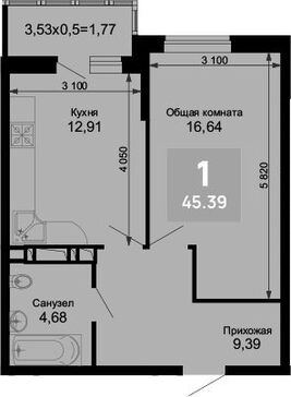 1-комн. квартира фото 0