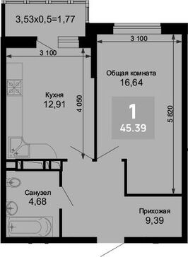 1-комн. квартира фото 0
