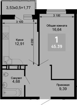 1-комн. квартира фото 0