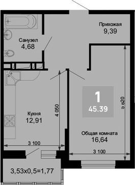1-комн. квартира фото 0