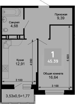 1-комн. квартира фото 0