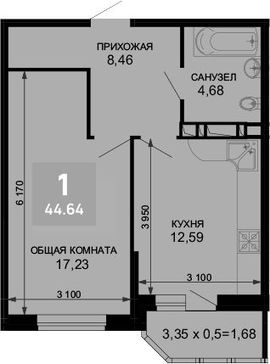 1-комн. квартира фото 0
