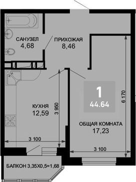 1-комн. квартира фото 0