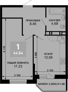 1-комн. квартира фото 0