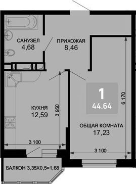 1-комн. квартира фото 0