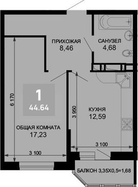 1-комн. квартира фото 0