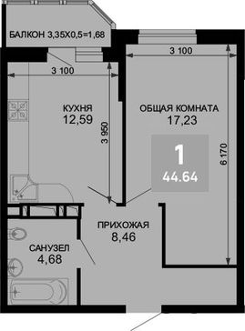 1-комн. квартира фото 0
