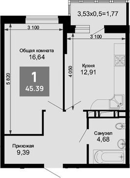 1-комн. квартира фото 0